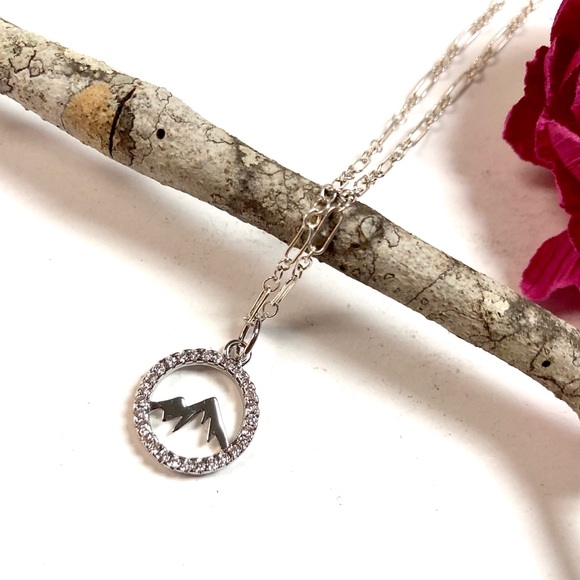 jasmines jewels Jewelry - Mountain Necklace, Wanderlust ,Nature, Minimalist